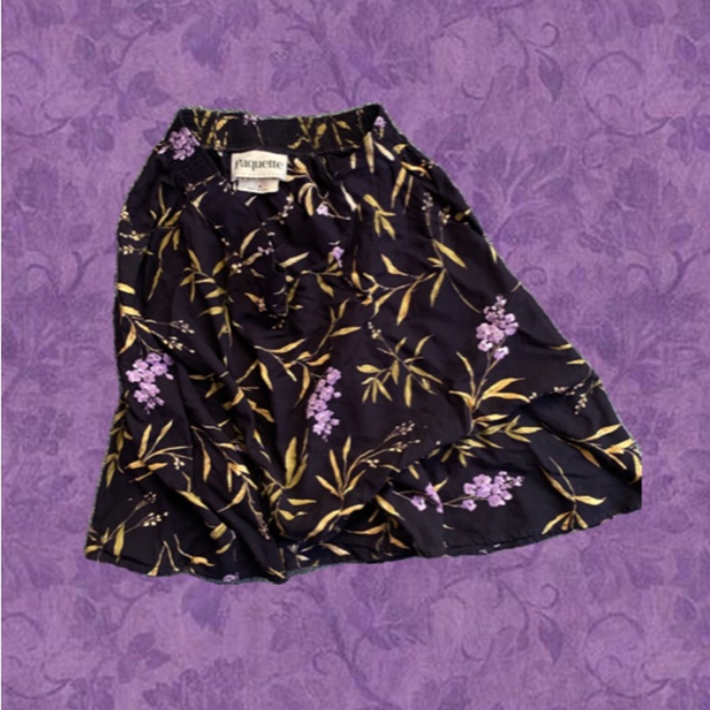 Vintage Floral Skirt